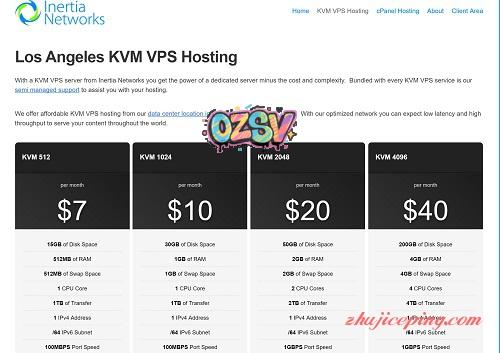 inertianetworks-30美元/年付/Kvm/512m内存/15g硬盘/1T流量/洛杉矶-欧站网