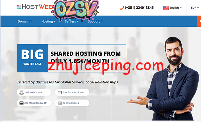 hostwebis：葡萄牙VPS，仅需$3.99/月，512M内存/1核/10gSSD/500g流量/1Gbps带宽-欧站网