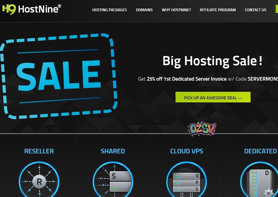 hostnine-VPS资源”不可描述”倍/reseller半价/虚拟主机6.5折-欧站网