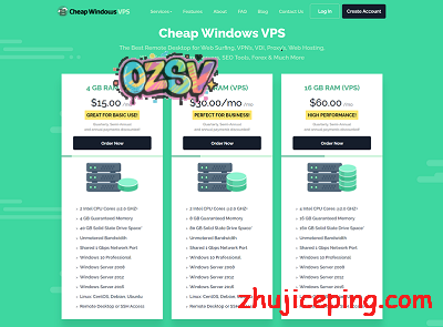 cheapwindowsvps：$9/月，Windows VPS，4G内存/2核/50gSSD/1Gbps不限流量，9个可选机房-欧站网