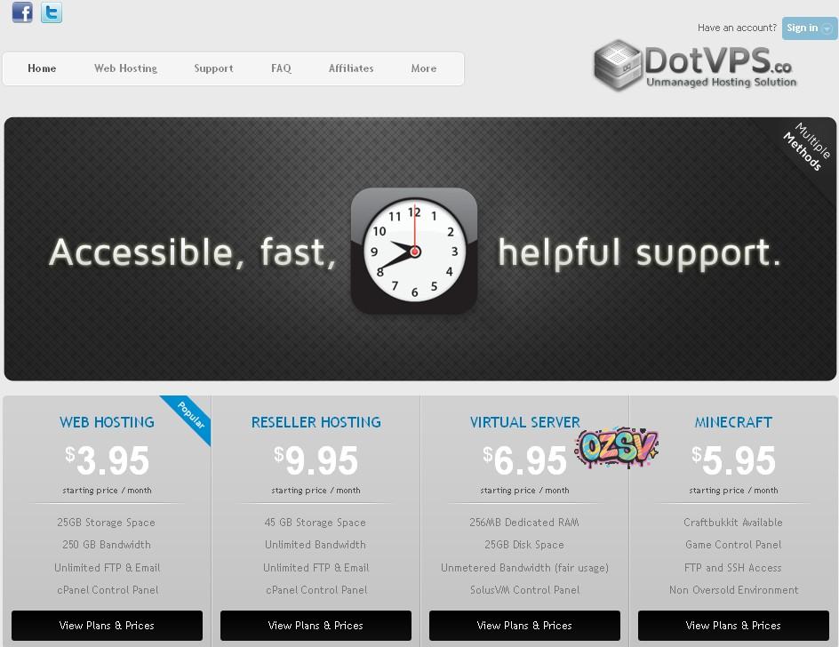 dotvps-1g内存/50g硬盘/500g流量/2IP/年付28美元-欧站网