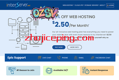 interserver：美国VPS-5折优惠，$3/月起，2G内存/1核/1T硬盘/2T流量/1Gbps带宽-欧站网