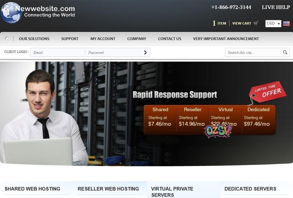 newwebsite newwebsite xen/openvz 5折促销