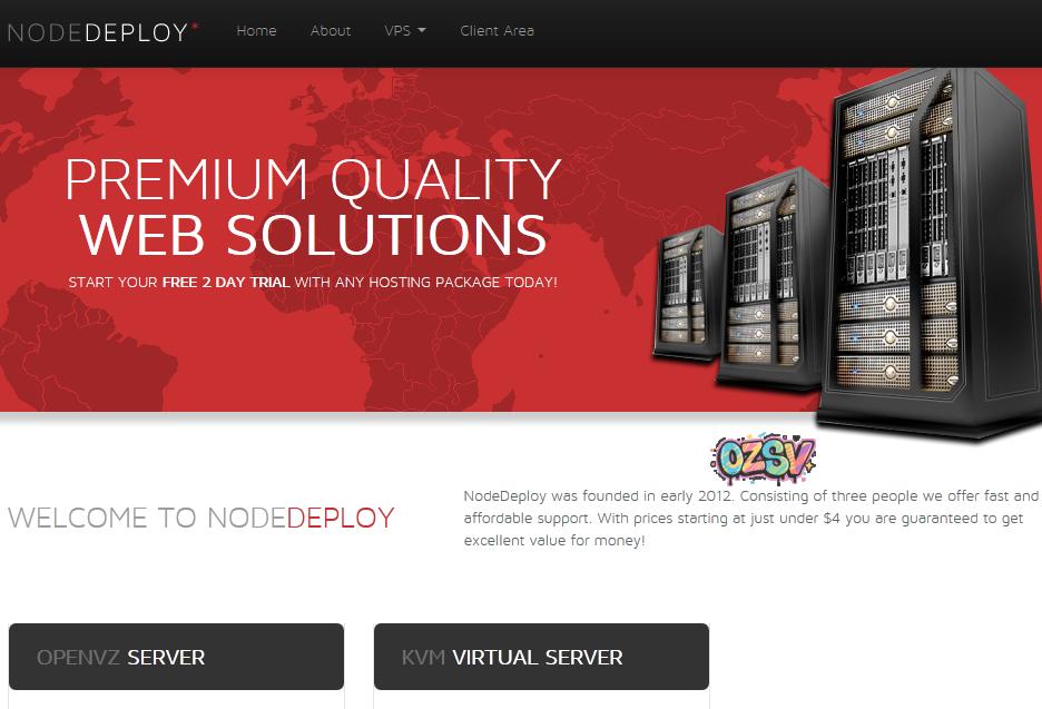 Nodedeploy-3.5$/Kvm/2g内存/50g硬盘/2IP/2T流量-欧站网