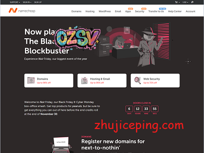 #黑5# namecheap：域名注册和转入优惠，虚拟主机$8.8/年，邮箱$3.56/年，SSL证书$2.88/年-欧站网