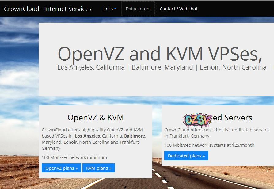 crowncloud CrownCloud-256 M内存KVM年付15美元-法兰克福