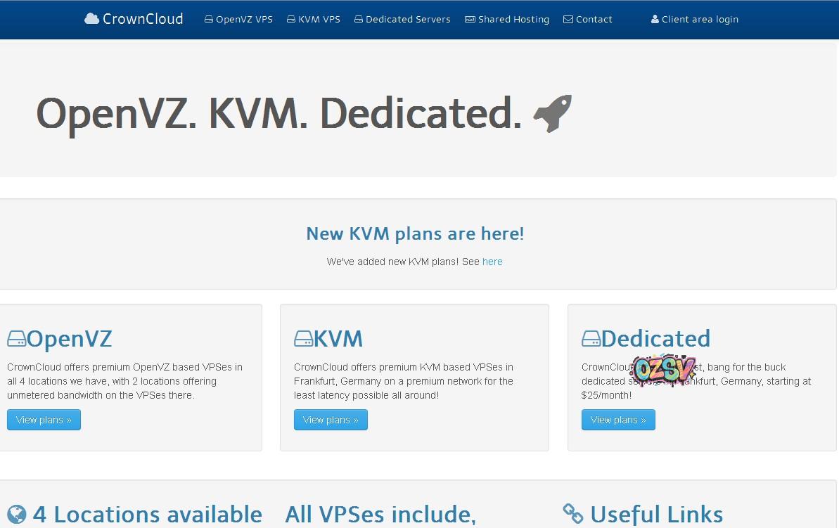 crowncloud-7美元/KVM/2g内存/30g硬盘/3T流量/Windows-欧站网