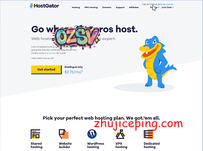 #黑5# hostgator：低至2.5折，稳定、强悍的cpanel主机，OpenStack云服务器等-欧站网