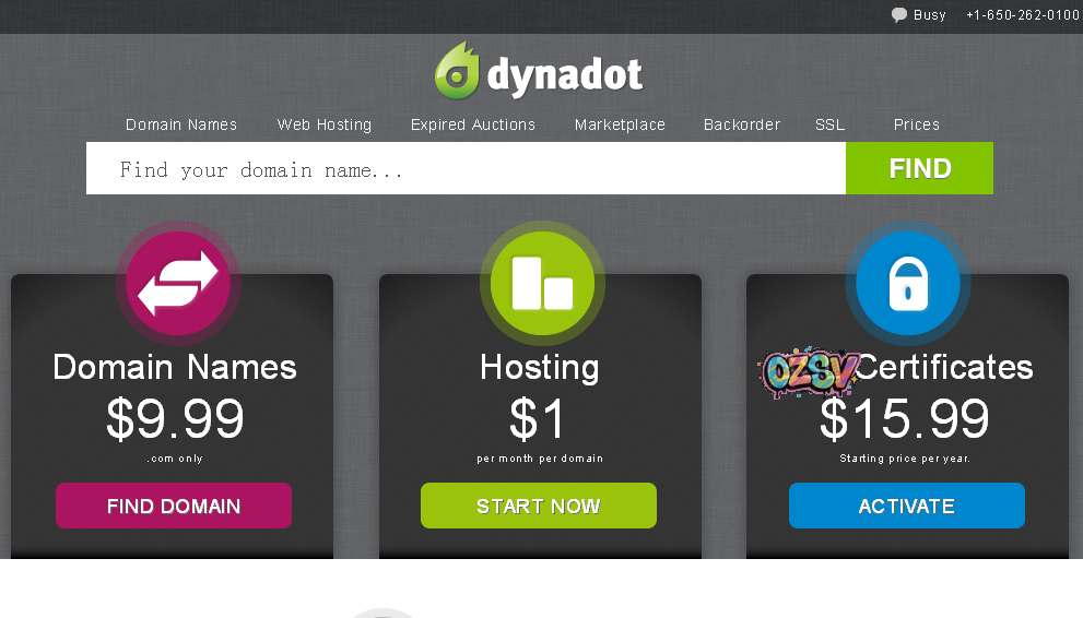 dynadot-10刀/512m内存/10gSSD/1T流量-欧站网