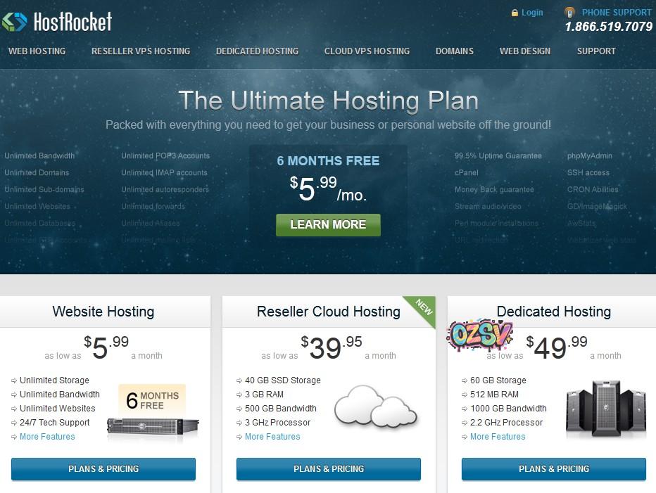 hostrocket hostrocket主机介绍
