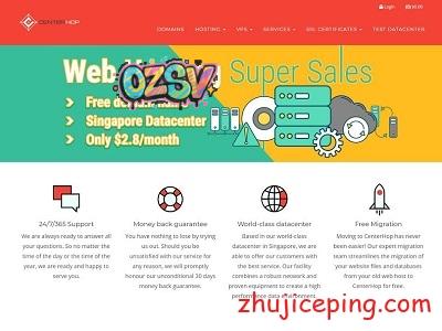 centerhop：优质新加坡VPS，$27/年，1g内存/25gSSD/1T流量，带windows-欧站网
