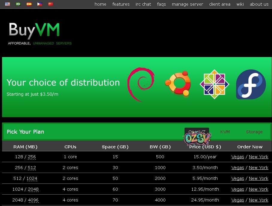 buyvm buyvm搬家至拉斯维加斯后首次全线上货