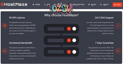 hostmaze-$12年付/128m内存/256m突发/15g硬盘/G口/不限流量/罗马尼亚-欧站网
