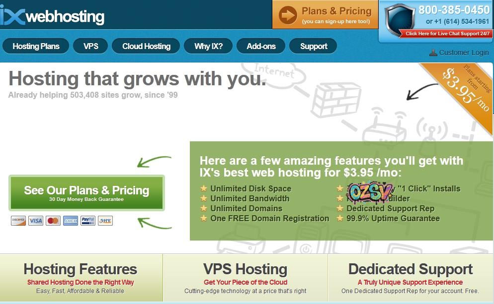 ixwebhosting ixwebhosting主机介绍