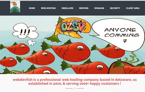 webdevfish-$14.4/128m内存/256sWap/10g硬盘/100g流量-欧站网