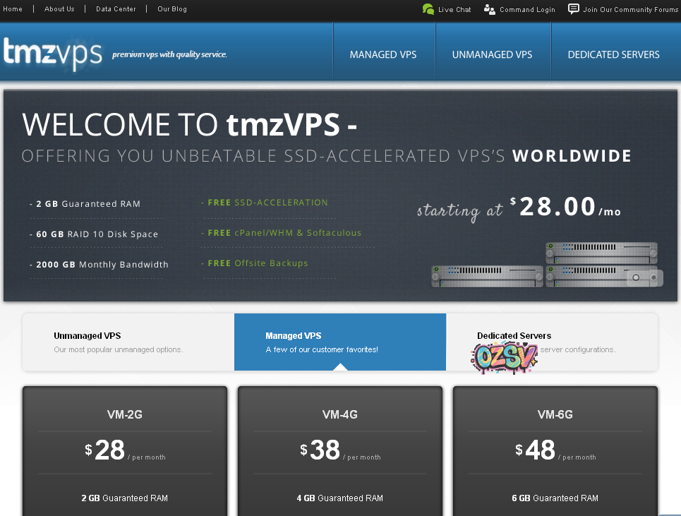 tmzvps-1g内存/30gSSD/G口/洛杉矶/月付7刀-欧站网