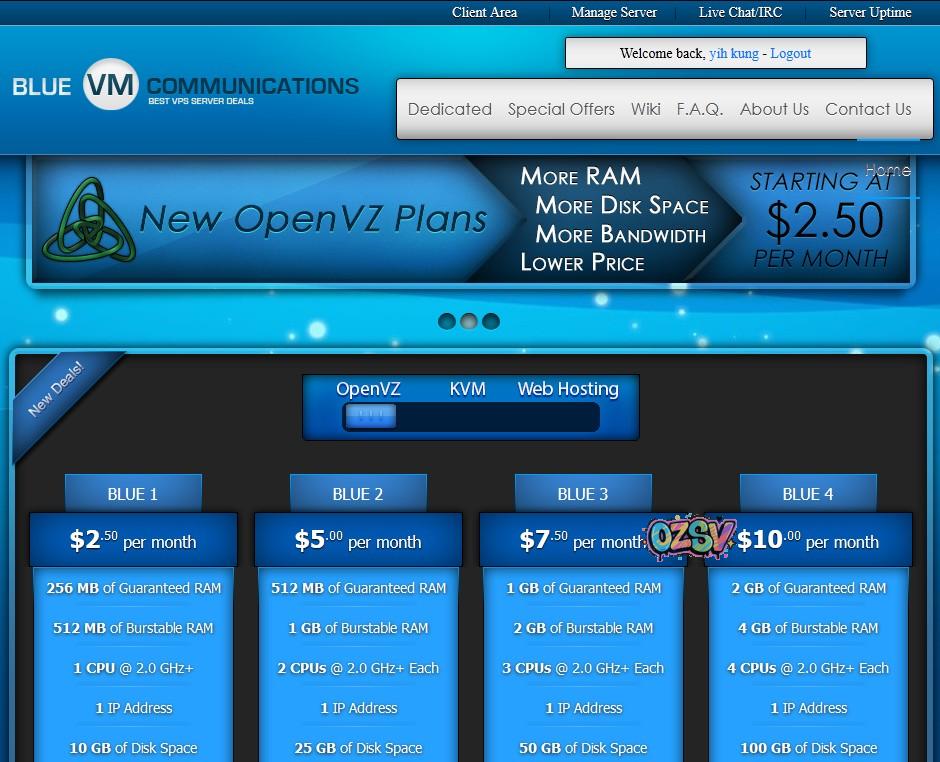 bluevm bluevm-强悍配置服务器-特价!