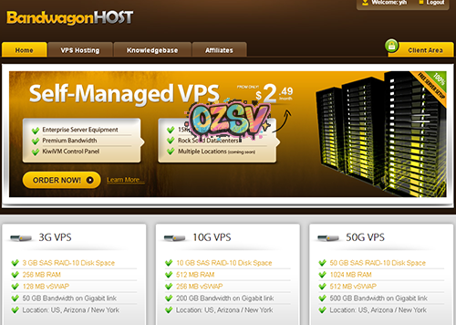 bandwagonhost-新增洛杉矶机房,VPS年付3.99美元,4机房-欧站网