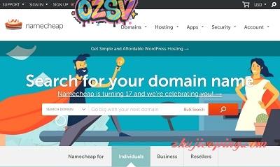 Namecheap-17周年大促：虚拟主机1美元/年，.com年付8.8美元-欧站网