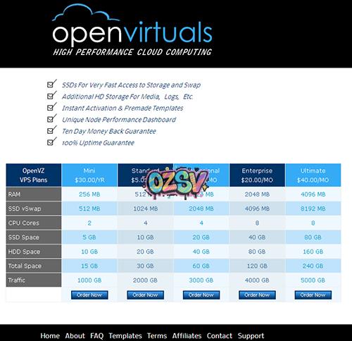 openvirtuals-$7/1g内存/2gswap/4核/210g硬盘/3T流量-欧站网