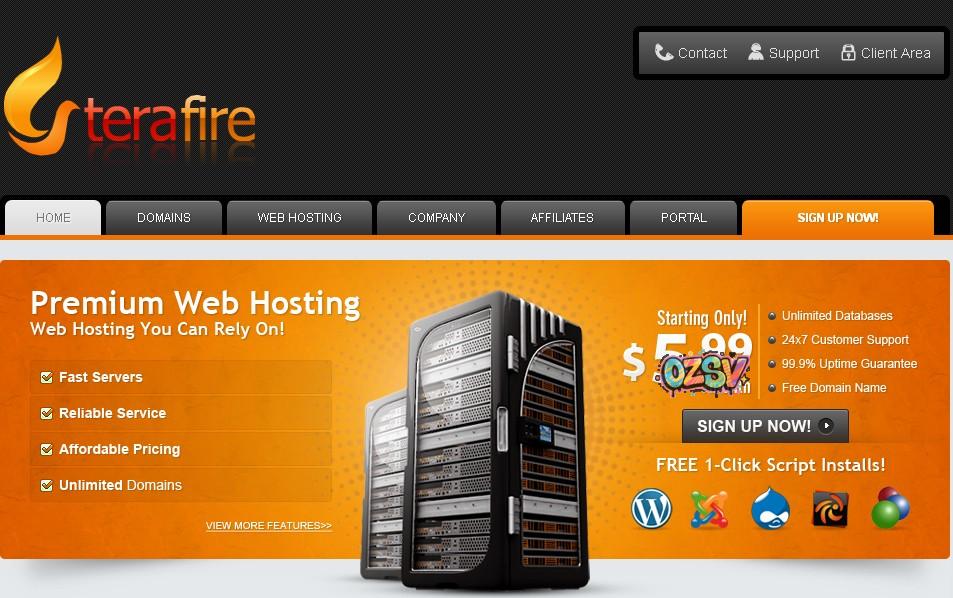 terafire terafire-1g内存KVM/20g硬盘/1T流量/洛杉矶/月付6.5美元