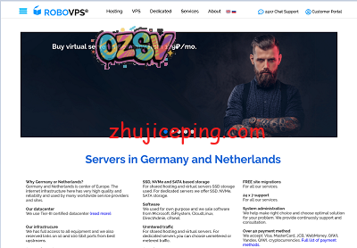robovps：俄罗斯VPS/德国VPS，不限流量，$1.67/月，512M内存/1核/10gSSD，可PayPal/微信-欧站网
