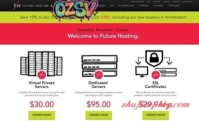 #推荐# futurehosting – 全管理VPS，月付$30起，自带cpanel授权-欧站网