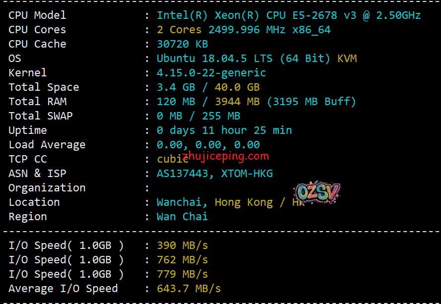简单测评hostkvm香港VPS：CN2线路-大浦机房(HK,TPM)-欧站网