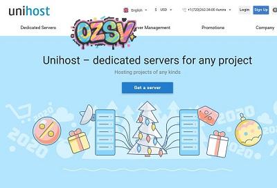 unihost：乌克兰\俄罗斯\荷兰等7个国家不限流量独立服务器，100M~1Gbps带宽-欧站网