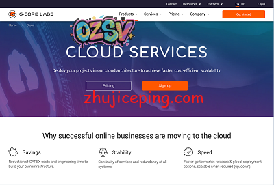 gcorelabs日本东京Cloud云服务器简单测评，带宽在5Gbps以上相当充裕-欧站网