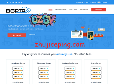 bgpto：日本软银服务器，422元/月，E3-1230v3/16G内存/480gSSD/20M独享/3IPv4-欧站网