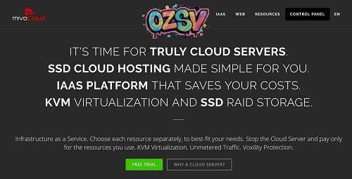 mivocloud-3欧元/openstack/1g内存/20gSSD/不限流量/Voxility提供保护-欧站网