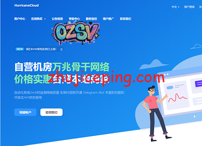 hurricanedigital：台湾 nat vps低至35元/月，600M带宽，每月4T流量-欧站网