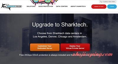 sharktech，鲨鱼官方7.5折促销VPS，洛杉矶等4机房-欧站网