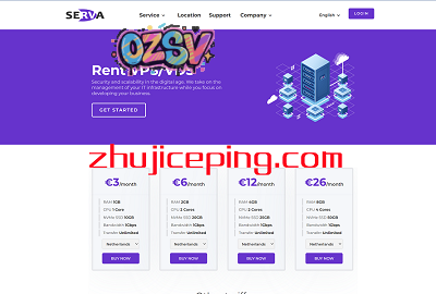 serva.one：€3/月，1Gbps带宽，不限流量VPS，可选荷兰、瑞士、波兰、拉脱维亚-欧站网