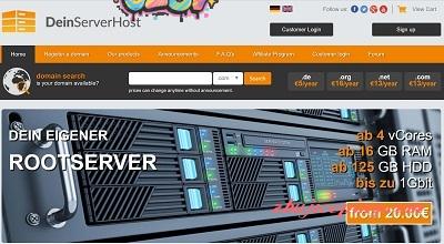deinserverhost -$4.85/1g内存/300g硬盘/2T流量/windows/德国-欧站网