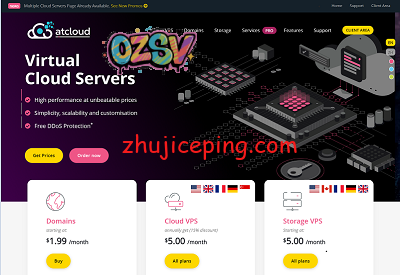 atcloud：全部480G高防，存储VPS-$4.5/月，给1T硬盘；云服务器-$4.5/月，2G内存/2核/50g硬盘/1Gbps带宽（不限流量）-欧站网