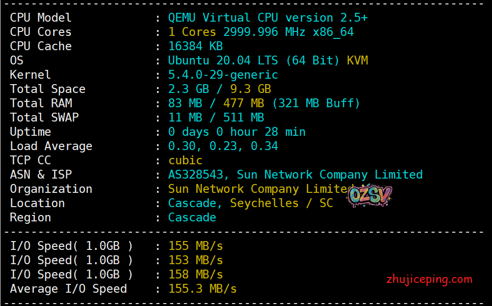 给大家看看南非cn2 gia网络--简单测评justg的南非 cn2 gia VPS-欧站网