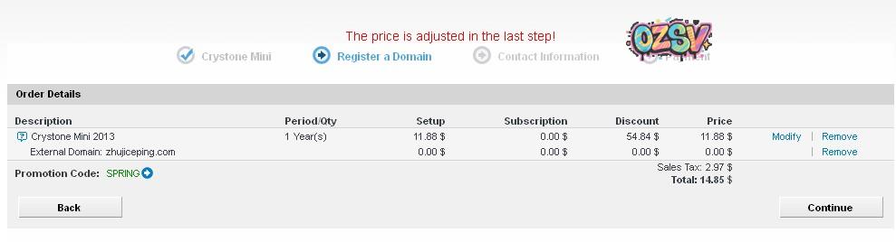 c3 推荐:crystone美国无限主机0.99美元/月(windows和linux可选)