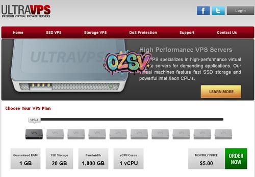 重点推荐:ultravps-1g内存/15gSSD/4IP/1T流量/拉斯维加斯-欧站网