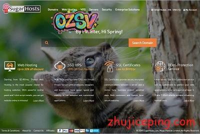 sugarhosts：新年7折优惠，香港VPS/美国CN2 VPS，支持中英双语-欧站网