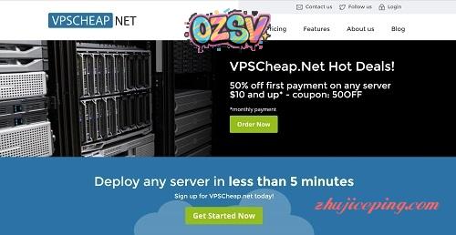 vpscheap-年付18美元/256M内存/10gSSD/不限流量-欧站网