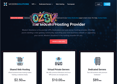 ModernSolutions：$2.5/月，美国VPS(洛杉矶/达拉斯)，1G内存/1核/25gSSD/10T流量/1Gbps带宽-欧站网