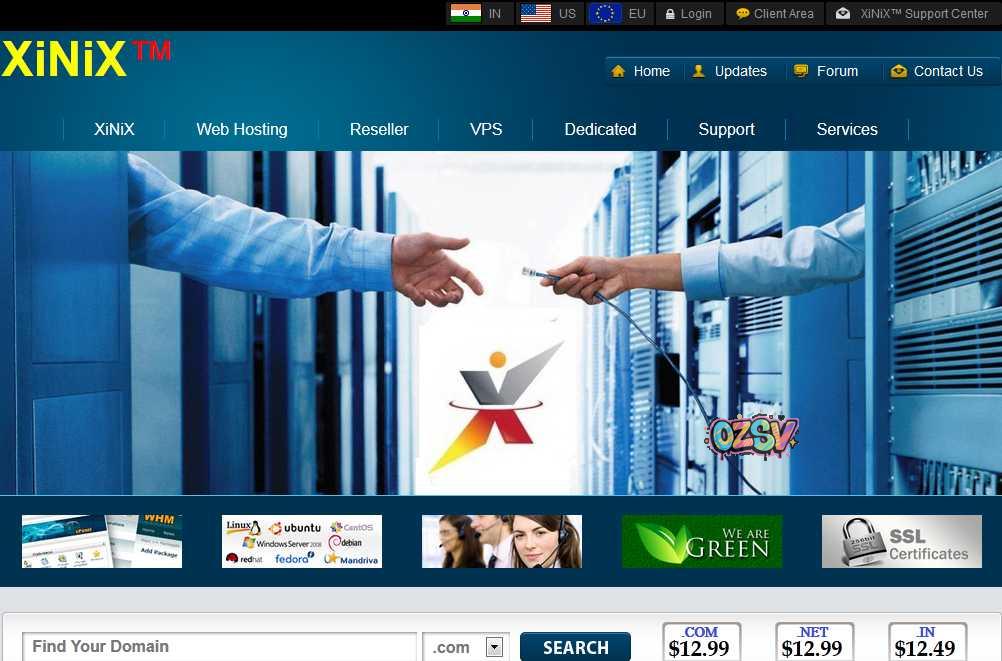XiNiX-SSD硬盘/windows主机年付$9.9/Linux主机年付$5.99-欧站网