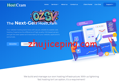 hostcram：$15/年-$25/2年，美国达拉斯VPS，1G内存/1核(Ryzen9 5950X)/10gNVMe/1T流量-欧站网