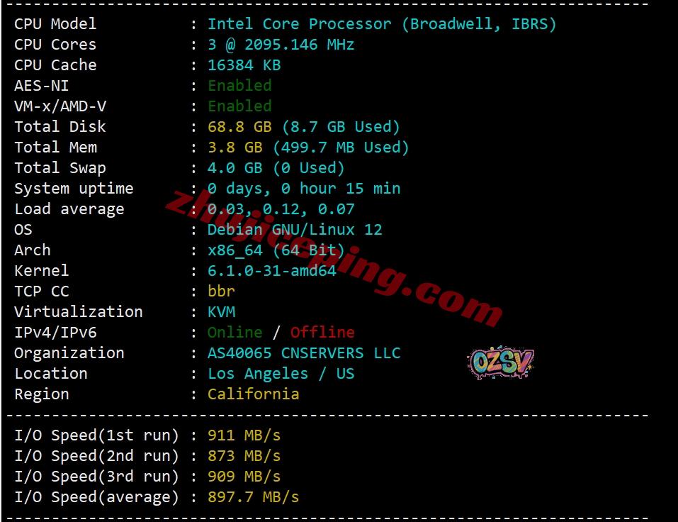 hostdare美国三网纯高端线路VPS测评(cn2+cuii+cmin2)-欧站网
