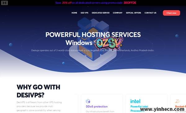 desivps：新增NVMe系列VPS，$20/年起，美国洛杉矶机房，1核/1G内存/10g NVMe/1.5T流量/1G大带宽-欧站网
