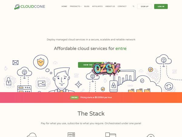 CloudCone：美国服务器低至$4.98/月，2G内存/2核/45SSD/3T流量/1Gbps带宽