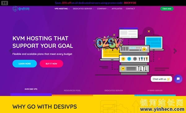 desivps：答谢LosAngelesVPS老用户，大流量的高配VPS低至$20/年，美国/荷兰/印度，3机房可选