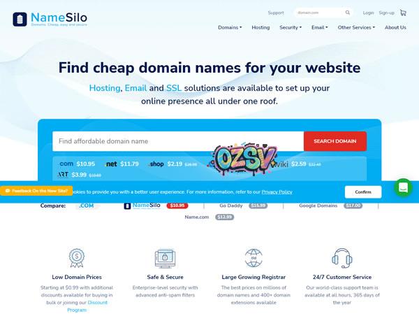 速度上车！NameSilo做1美元注册com域名活动-欧站网